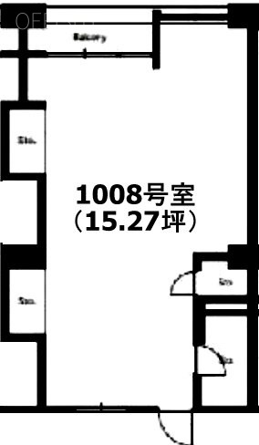 岡崎ビル1008 間取り図