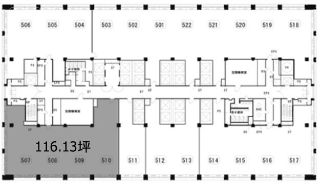 日比谷国際ビル5F 間取り図