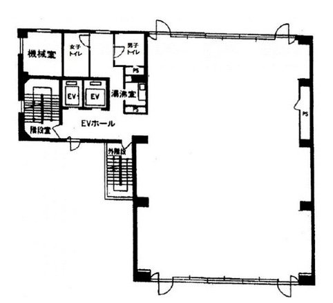 一番町Mビル6F 間取り図