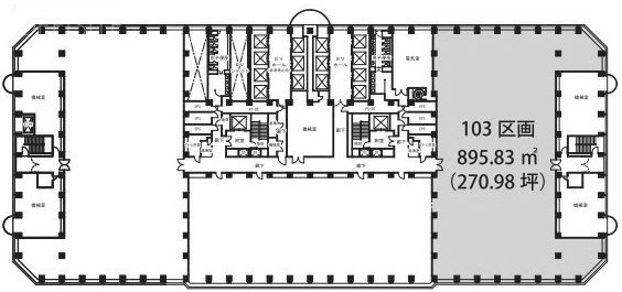 新宿アイランドタワー20103 間取り図