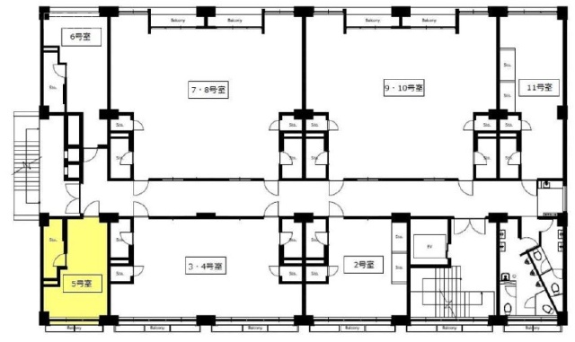 岡崎ビル805 間取り図