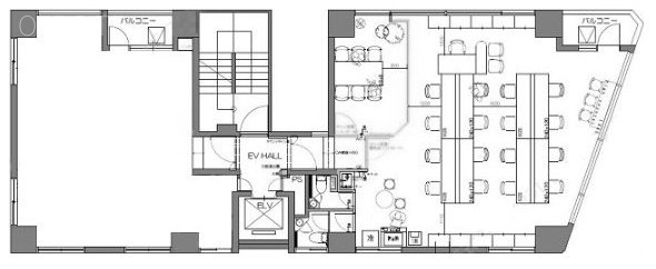 合人社東京秋葉原ビル301 間取り図