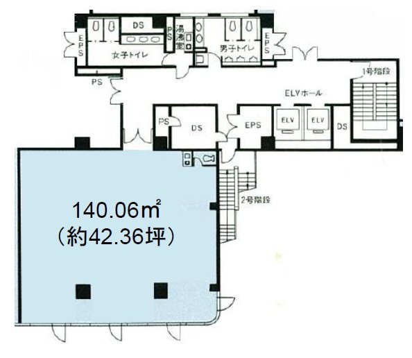浜松町262ビル203 間取り図