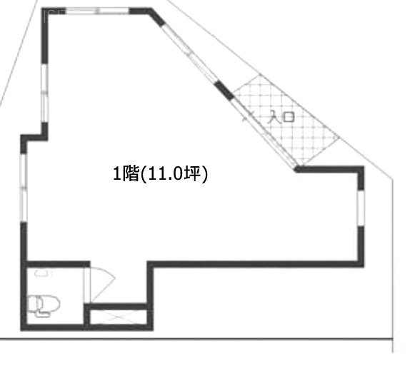 長山ビル1F 間取り図