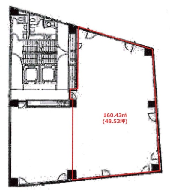 新中央ビル4F 間取り図
