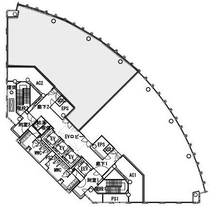 大同生命さいたま大宮ビル15F 間取り図