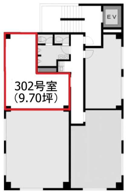富士ビル302 間取り図