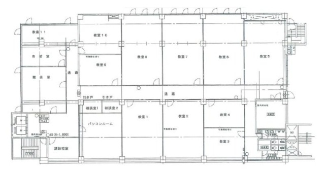 サンソウゴ池袋ビル3F 間取り図