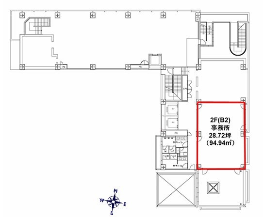 COI国立ビルB2 間取り図
