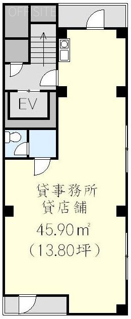 ニットービルB1F 間取り図