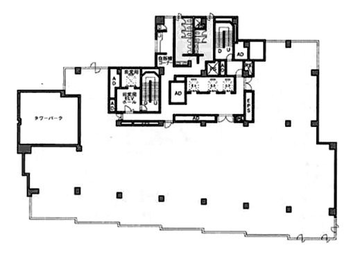 芝大門センタービル5F 間取り図