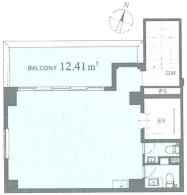 HOYO新虎ビル10F 間取り図
