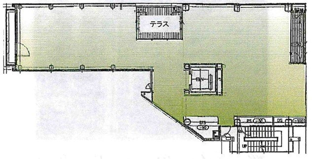原宿神宮の森ビル6F 間取り図