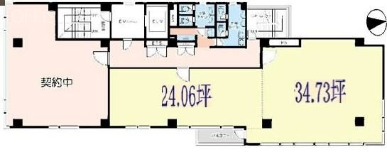 西蒲田NSビルC 間取り図