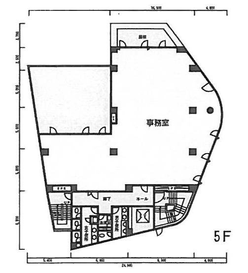 甘酒屋ビル5F 間取り図