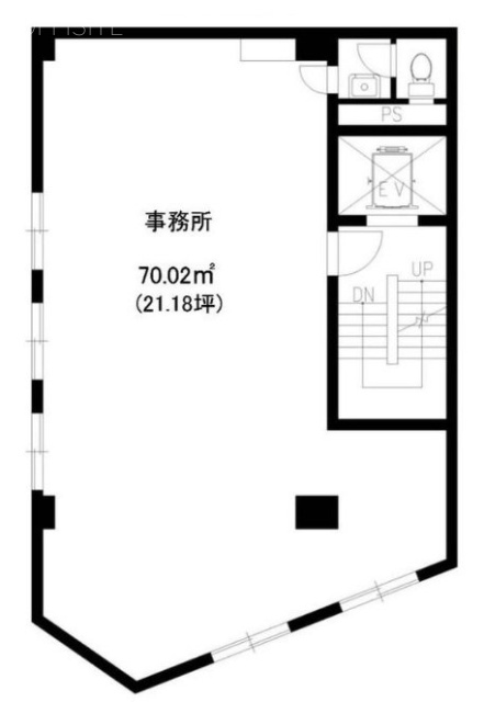 神田第8KMビル3F 間取り図
