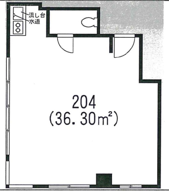 TM-3ビル204 間取り図