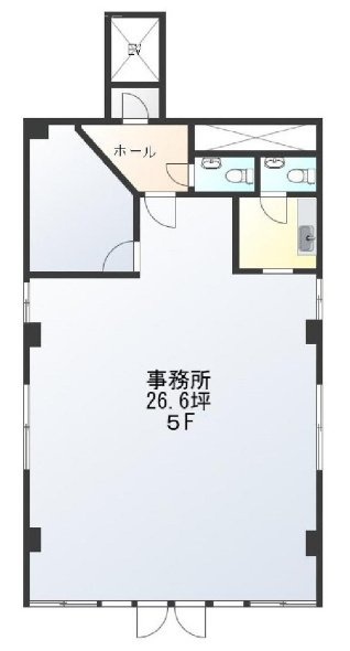 中村屋ビル5F 間取り図