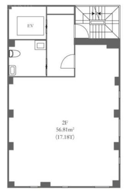 鎌田ビル2F 間取り図