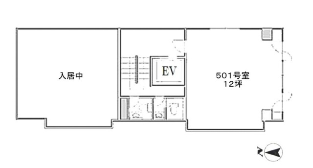 麻布永坂ビル501 間取り図