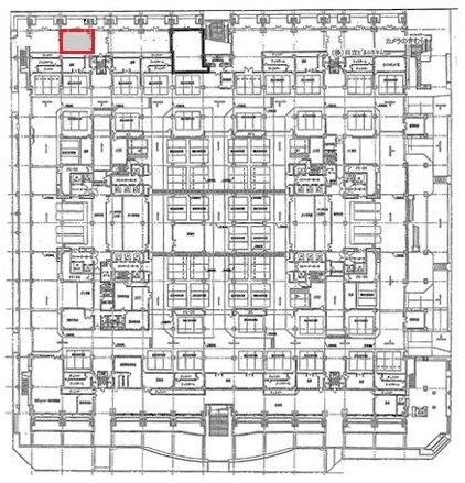 東京ファッションタウン(TFTビル東館)1F 間取り図