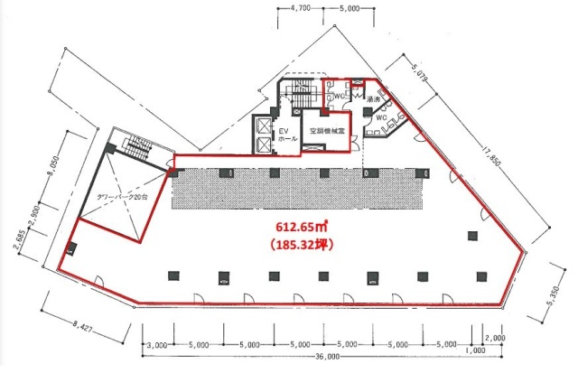 大井町センタービル3F 間取り図