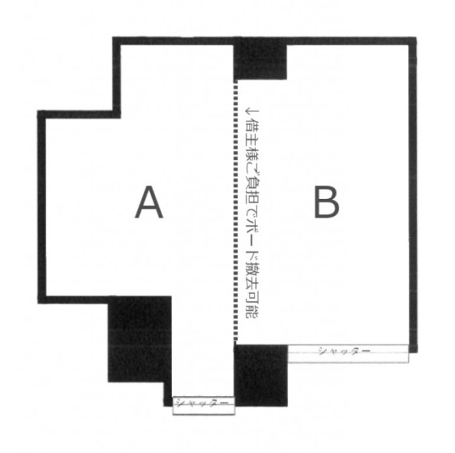 ブレントウッド恵比寿AB 間取り図