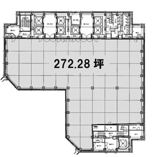 虎ノ門ツインビルディングW201 間取り図