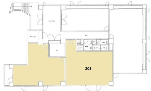 白金台シティハウス203 間取り図