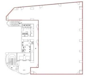 ヒューリック新宿御苑ビル8F 間取り図