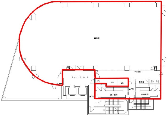 NMF神田岩本町ビル9F 間取り図
