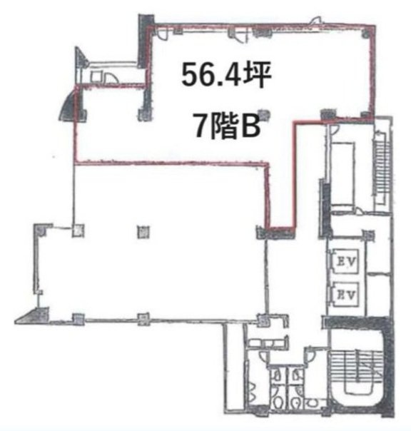 銀座教会堂ビルB 間取り図