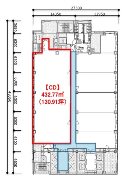 東京フロントテラスCD 間取り図