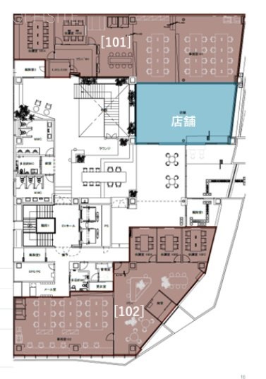 X-BASE SHIBUYA101 間取り図