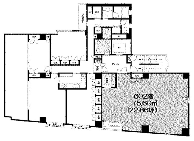 オフィススクエアビル新宿602 間取り図