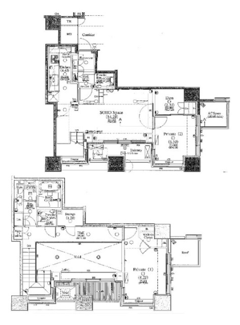 ザ・タワーズ台場(イースト)420 間取り図