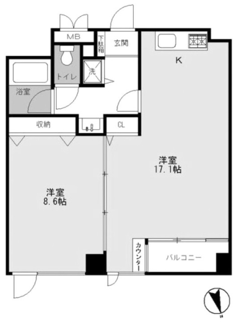 DAIGOビル103 間取り図