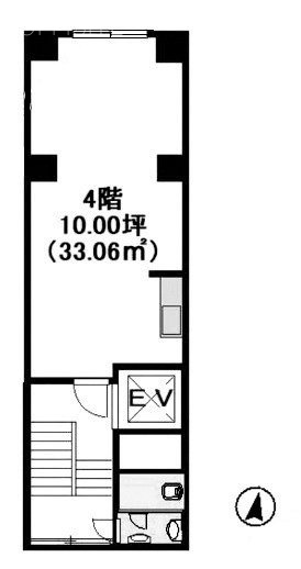 加藤ビル4F 間取り図