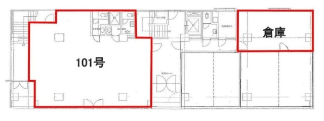 ビーエム兜町(共同千代田橋)ビル101 間取り図