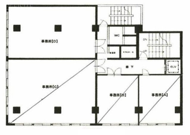 東都水ビルD 間取り図