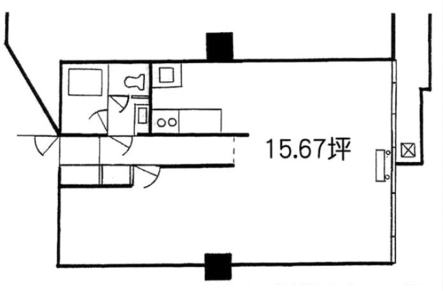 芝公園アビタシオン506 間取り図