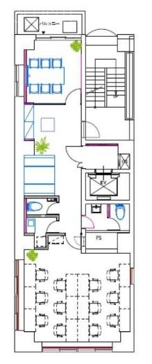 神保町センタービル3F 間取り図