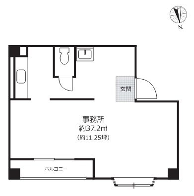 金澤ビル201 間取り図