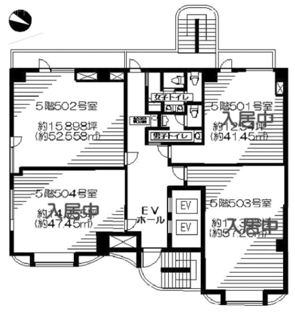 六本木アーバンビル502 間取り図