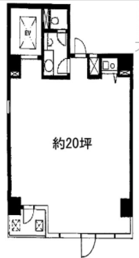 新富太陽ビル5F 間取り図