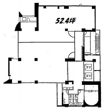 銀座教会堂ビルB 間取り図