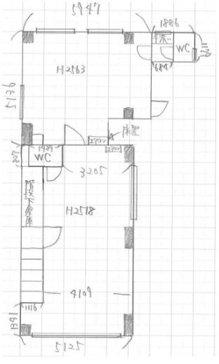 日浦ビル2F 間取り図