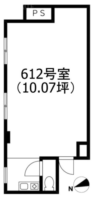 小林ビル612 間取り図