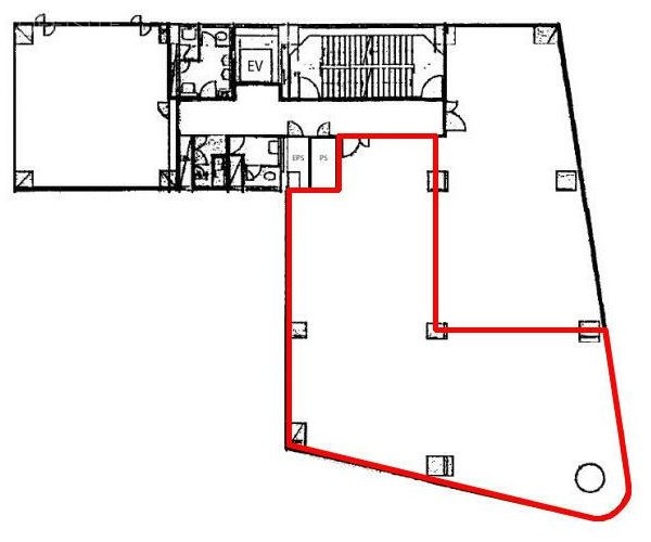 幸保ビルB 間取り図