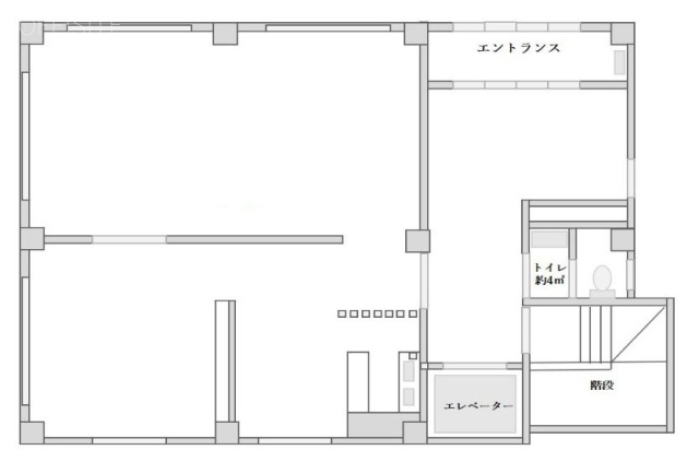 銀座プロセスビル1F 間取り図